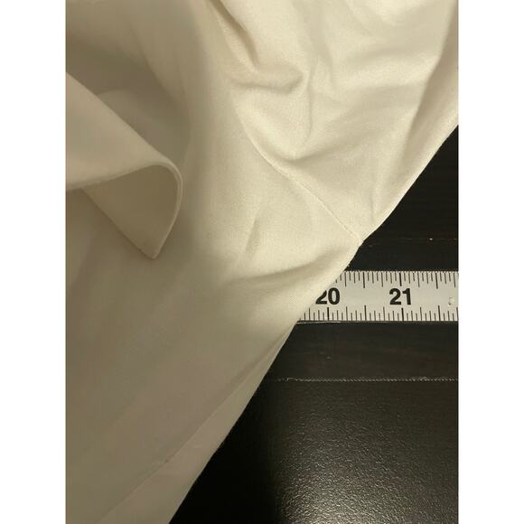 Vintage Cline Kolarek Womens Wrap Top Medium White Bell Sleeve Cropped Pirate - Picture 4 of 6